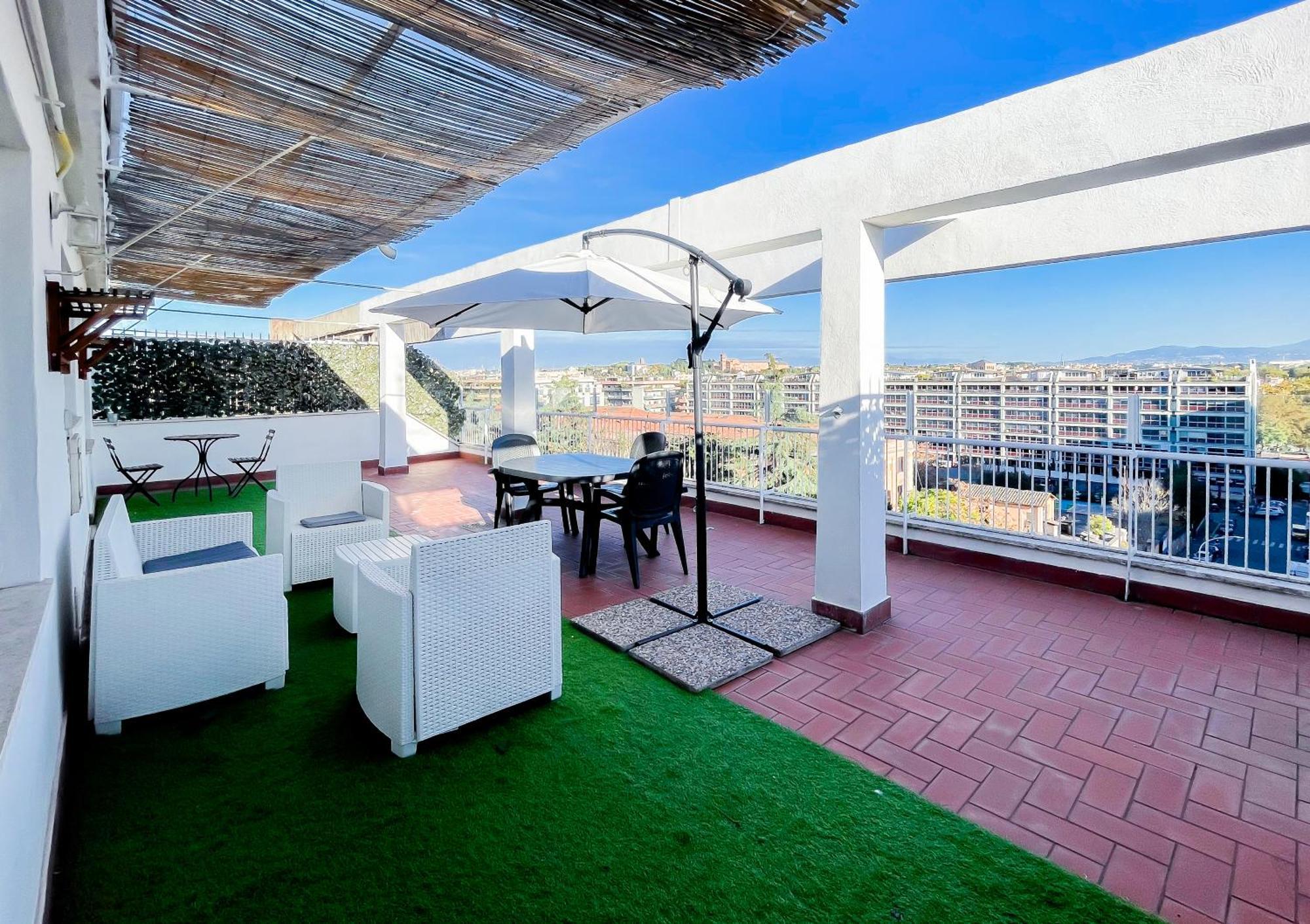 La Terrazza Imperiale Villa Rome Bagian luar foto